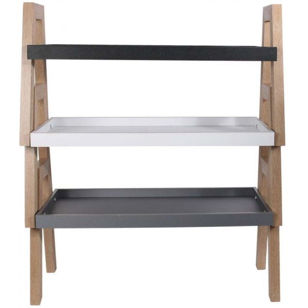 Etagère design empilable en bois 65 cm - 23,90