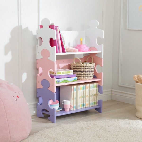 Etagère enfant en bois Puzzle - 5