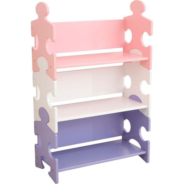 Etagère enfant en bois Puzzle