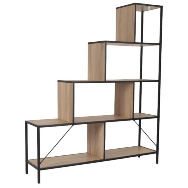 Etagère escalier en métal et bois Edison - 5