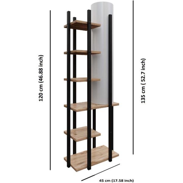 Etagère avec lampe intégrée Moda Dor - ASI-0852