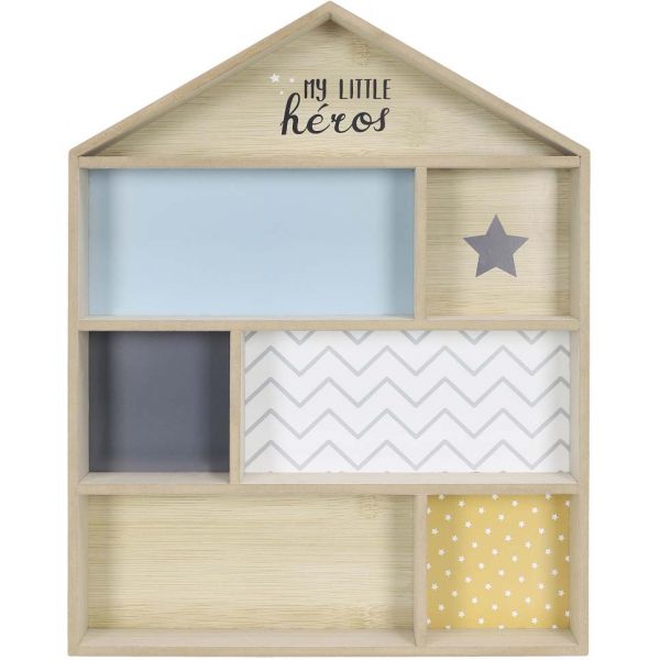 Etagère maison en bois My little héros - CMP-2604