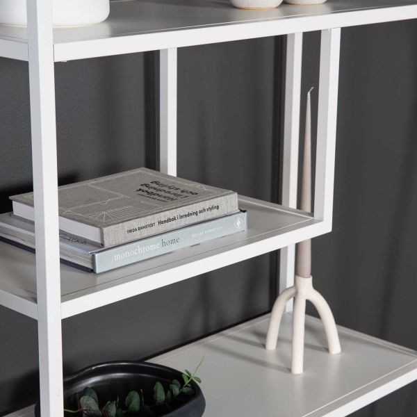 Etagère en métal 85 x 35 x 190 cm Staal - 5