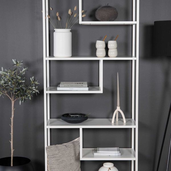 Etagère en métal 85 x 35 x 190 cm Staal - 6