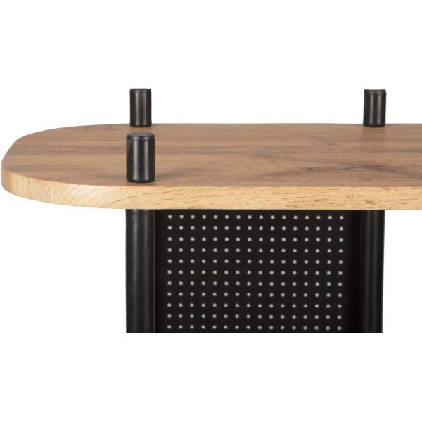 Etagère en métal imitation bois  Cabinet - 6
