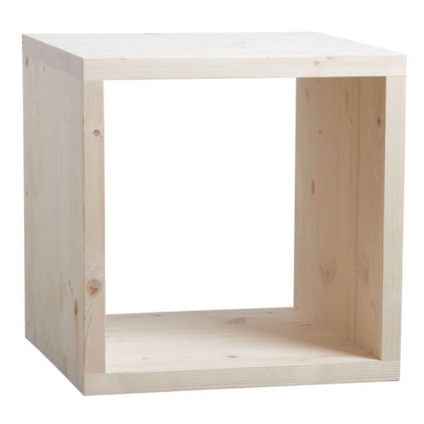 Etagère modulable 1 case en épicéa