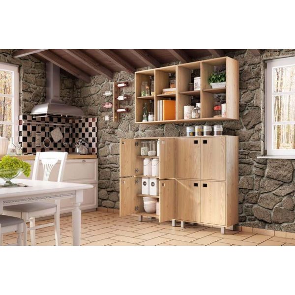 Astigarraga Mensola Legno Per Scaffali Cubi Dinamic - 33x31,5 Cm, Accessorio Modulare - Foto 9