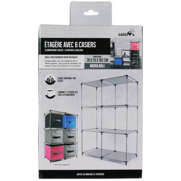 Etagère multi casiers Smart - 18,90