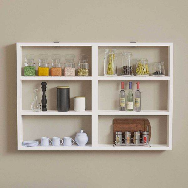 Etagère murale en agglomeré Hexa - HANAH HOME