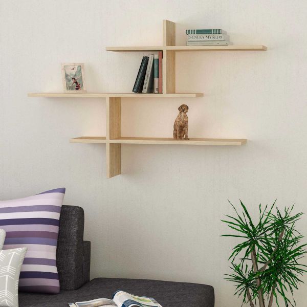 Etagère murale en agglomeré Leo - HANAH HOME