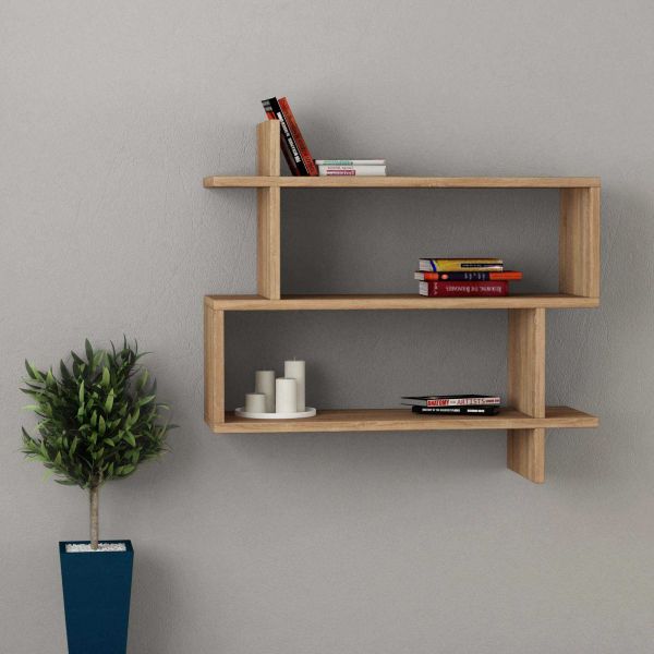 Etagère murale en aggloméré Paralel - HANAH HOME