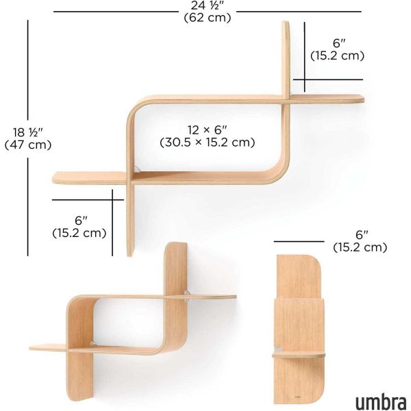 Étagère murale en bois Shelf - UMB-0678