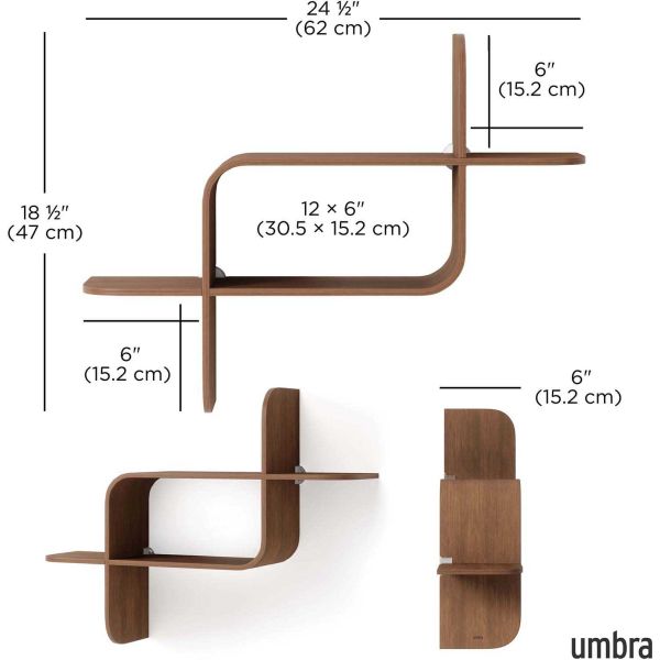 Étagère murale en bois Shelf - UMB-0652