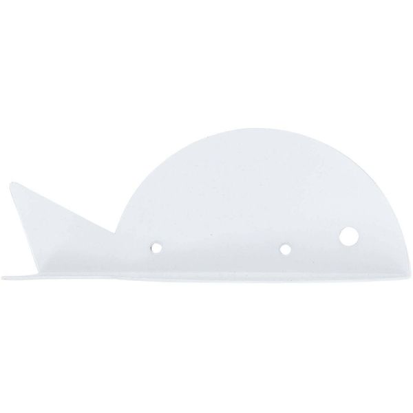 Etagère murale en métal blanc Poisson - BAT-0171