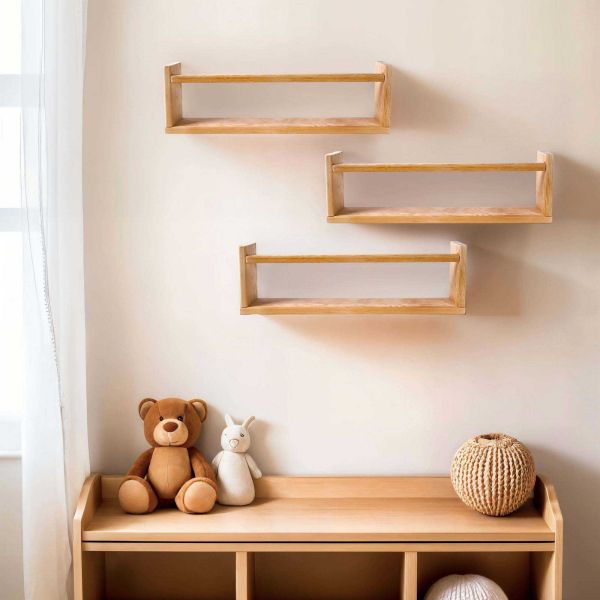 Etagère murale en pin Bly - HANAH HOME
