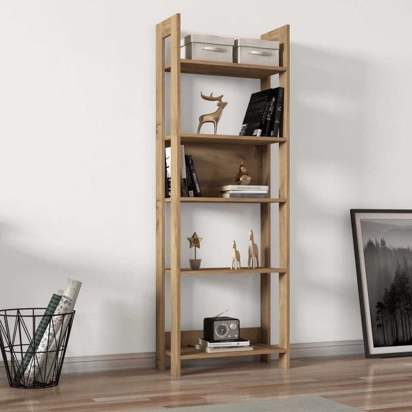 Etagère 5 niveaux en aggloméré Country - HANAH HOME