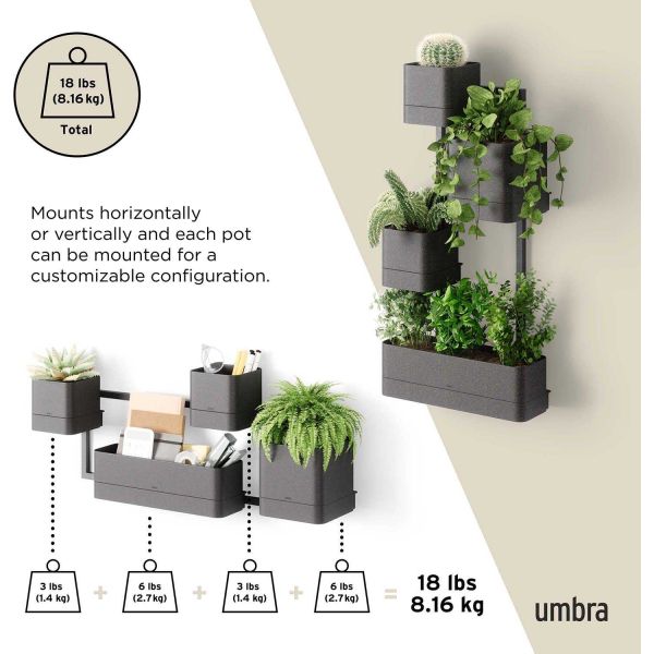 Etagère à plantes murale Cubiko - 7