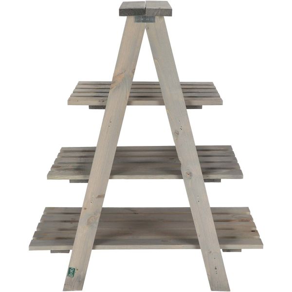 Etagère à plantes triangulaire en pin