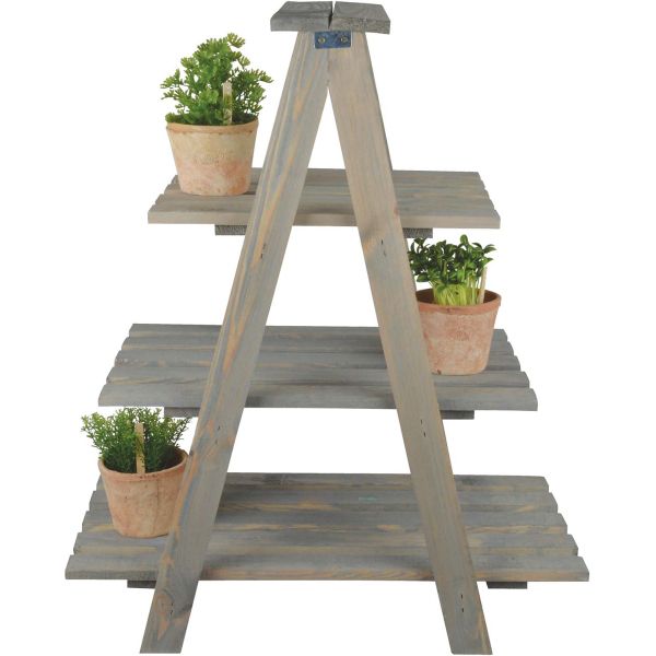 Etagère à plantes triangulaire en pin - ESSCHERT DESIGN
