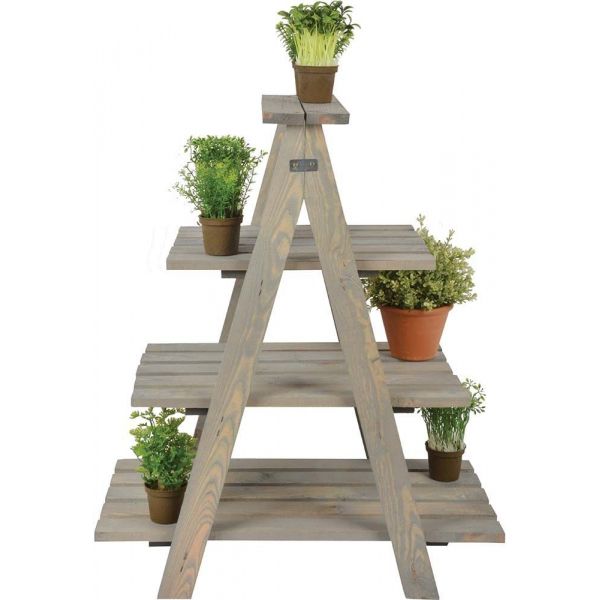 Etagère à plantes triangulaire en pin