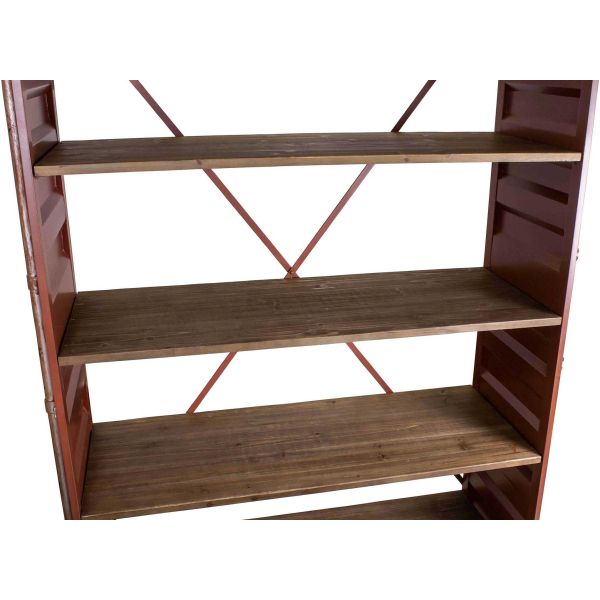 Etagère 5 plateaux en bois  container - ANT-0610