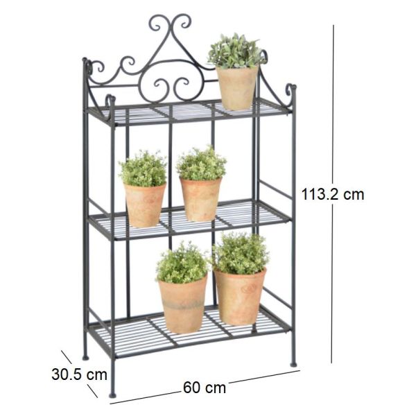 Etagère pliante à plantes Arabesques - 7