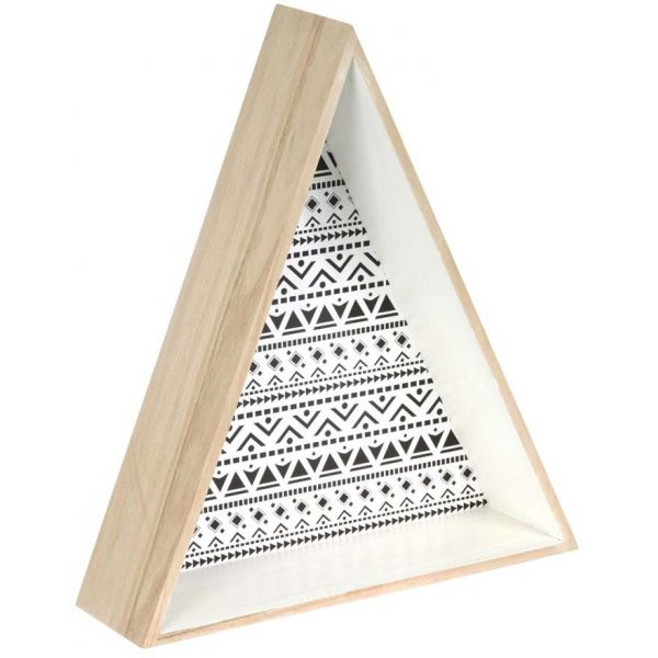 Etagère en triangle en bois Happy Life (Lot de 2) - 5