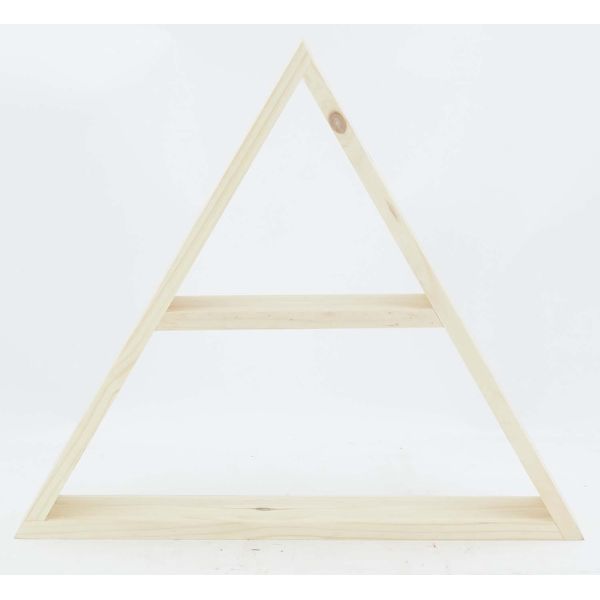 Etagère triangle en pin 43 x 37 x 10.5 cm - 5