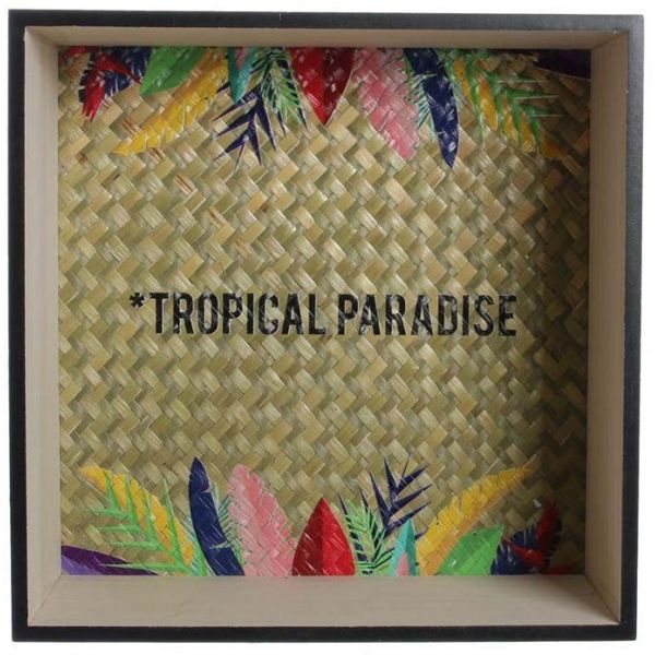 Etagères en bois Tropical Paradise Exotique (Lot de 2) - CMP-1074