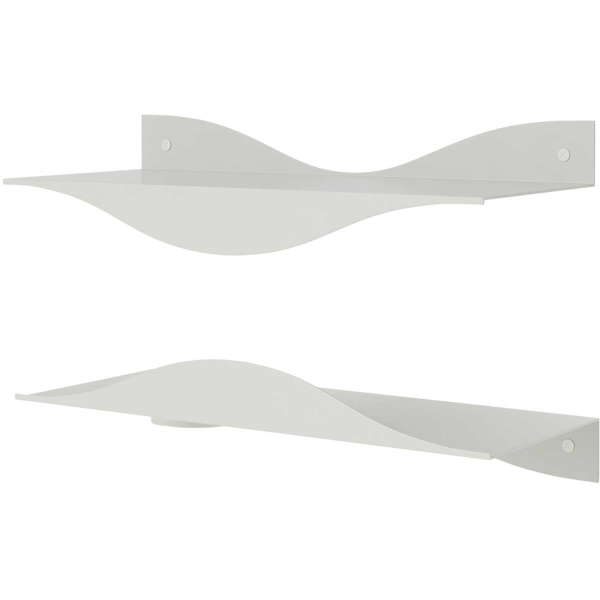 Etagères murales en acier Surf (Lot de 2) - 75,90