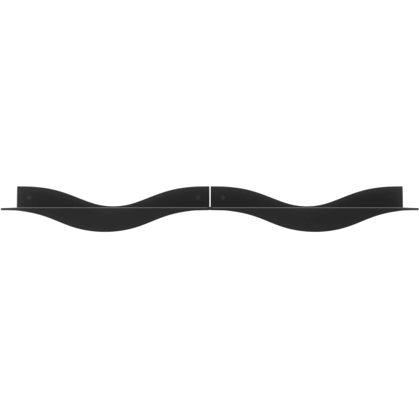 Etagères murales en acier Surf (Lot de 2) - 7