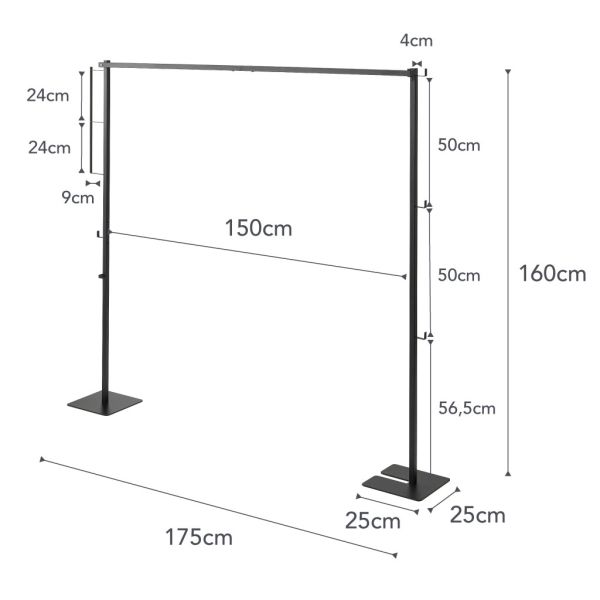 Etendoir à linge d'interieur pliable Tower - YAM-0209