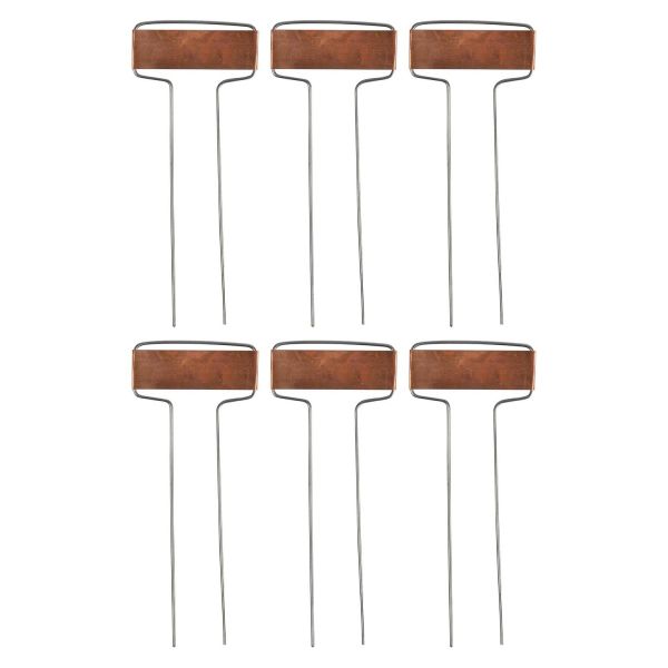 Etiquettes à plantes en cuivre (Lot de 6)