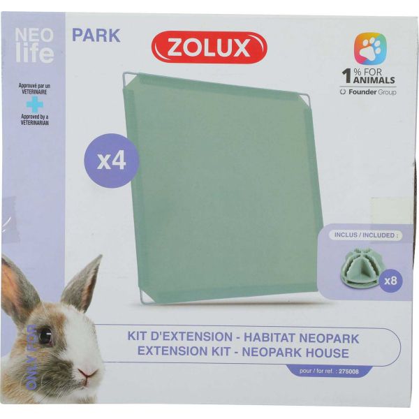 Extension pour cage modulable pour lapin Park 1.84 m² - ZOLUX
