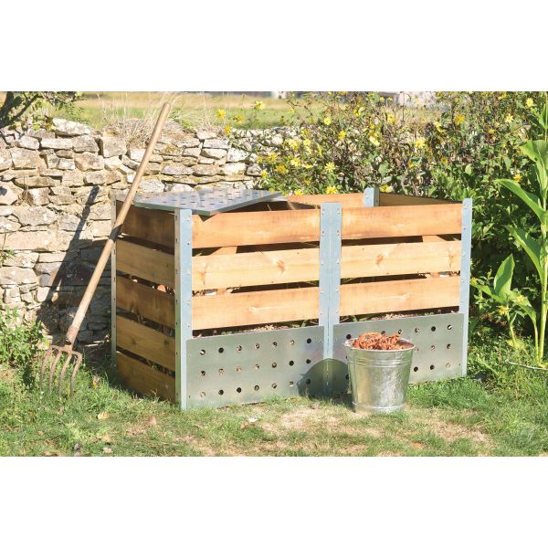 Extension pour silo à compost acier et bois - GUILLOUARD