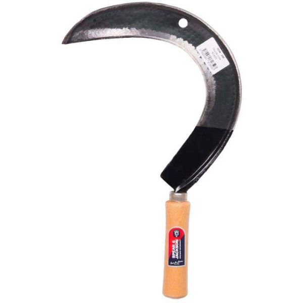 Faucille ronde en acier forgé