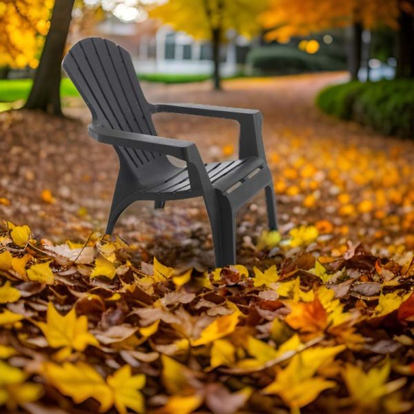 Fauteuil Adirondack en r sine polypropyl ne Anthracite
