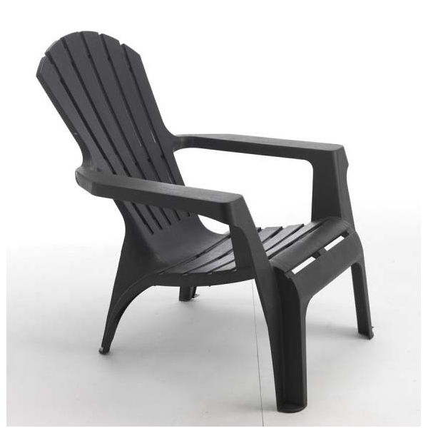 Fauteuil Adirondack en résine polypropylène - WILSA GARDEN
