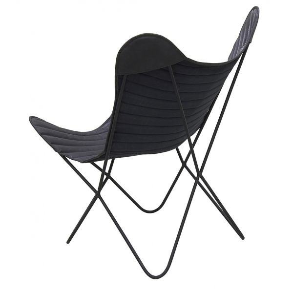 Fauteuil Butterfly en cuir - 265