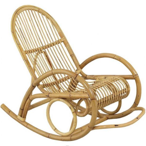 Fauteuil Rocking-chair en manau