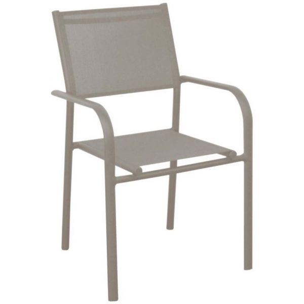 Fauteuil en aluminium Duca (Lot de 6) - PRL-0984