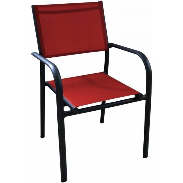 Fauteuil en aluminium Duca (Lot de 6) - PRL-0947