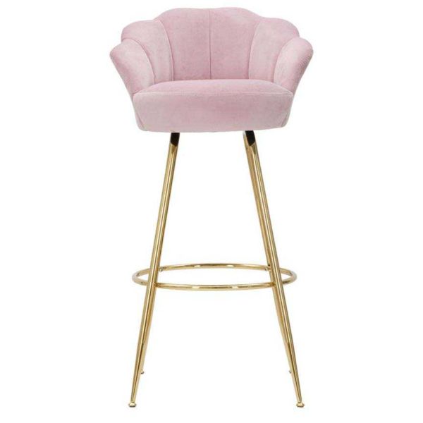 Fauteuil de bar en tissu et métal Vienna - 149