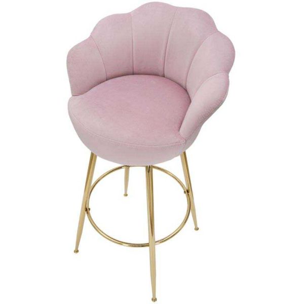 Fauteuil de bar en tissu et métal Vienna - 7