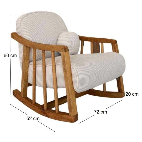 Fauteuil à bascule pour enfant Kleamini - 7