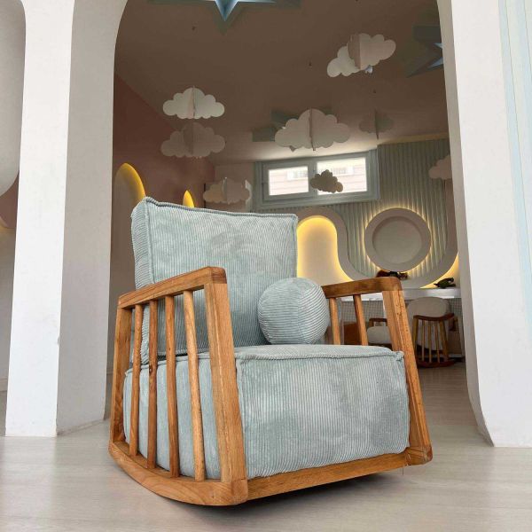 Fauteuil à bascule pour enfant Sallanan - HANAH HOME