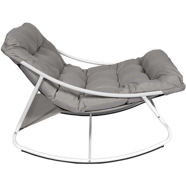 Fauteuil à bascule en métal Tenerife - CMP-5277