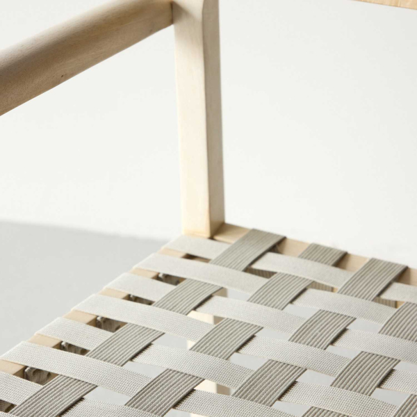 Fauteuil en bois de manguier Krois - 7