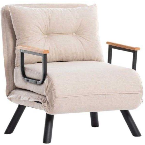 Fauteuil convertible en lin Sando