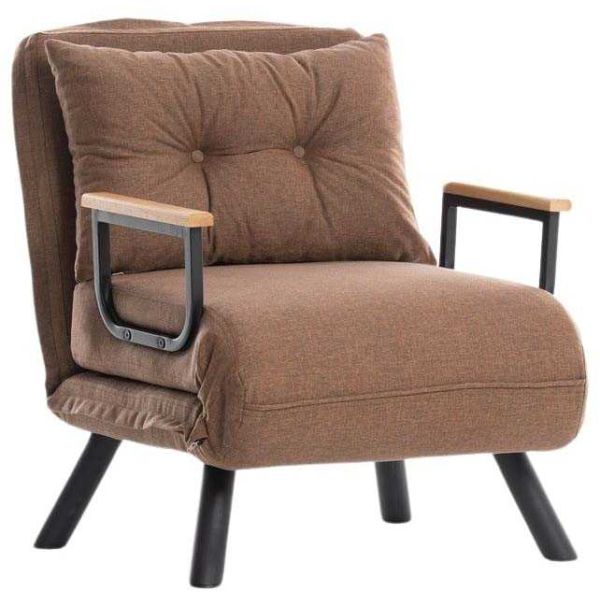 Fauteuil convertible en lin Sando